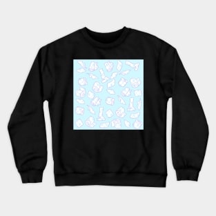 Fancy toilet roll pattern Crewneck Sweatshirt